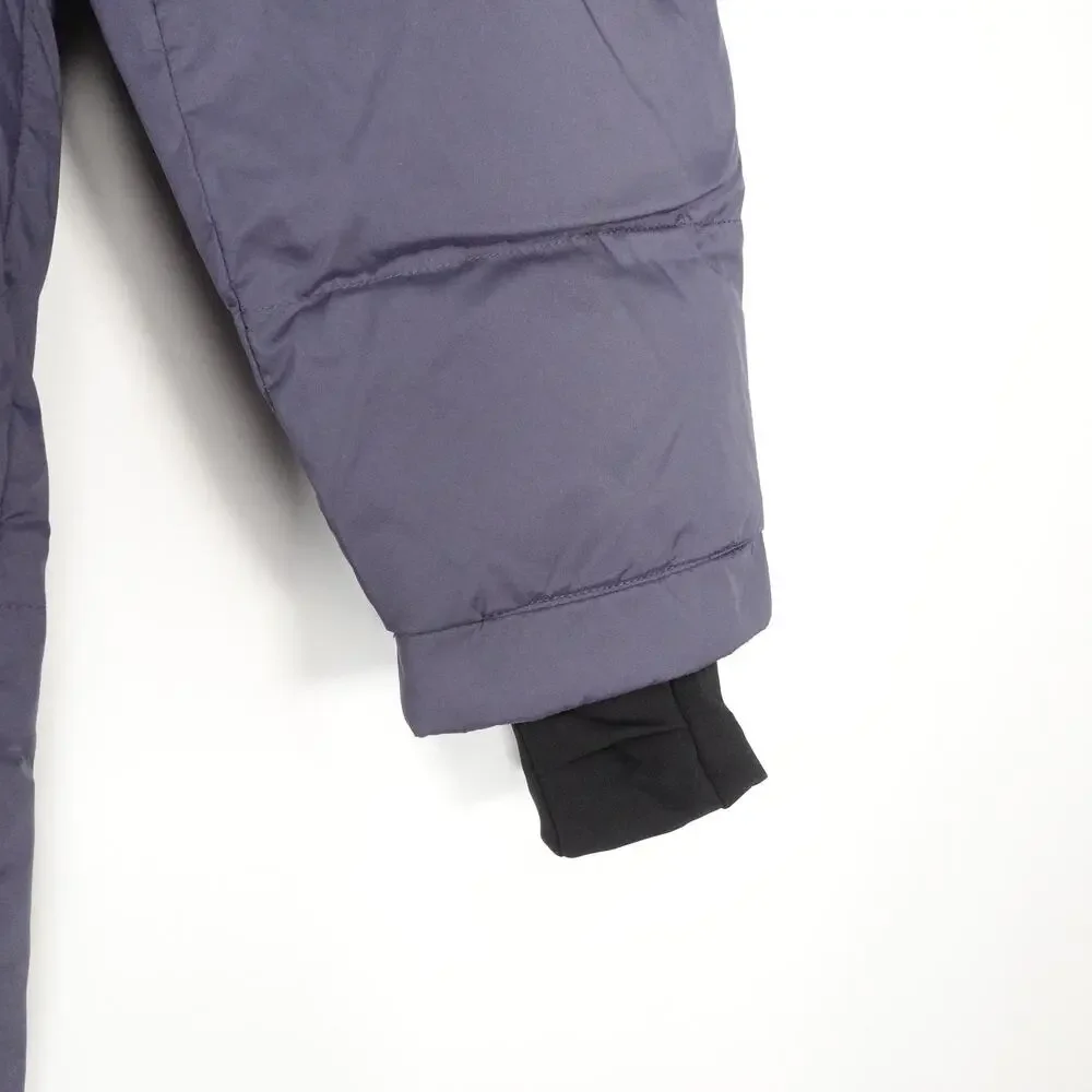 New Imperfect Quince Womens XS Responsible Down Long Puffer Coat Storm Blue $200